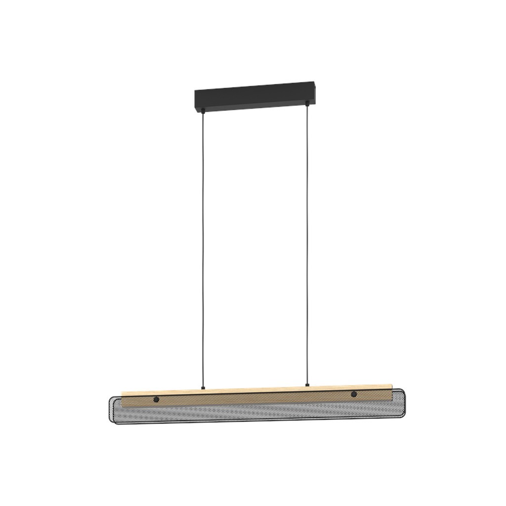 EGLO KOKOMO-Z LANGBORD RGBTW SORT/NATUR FSC