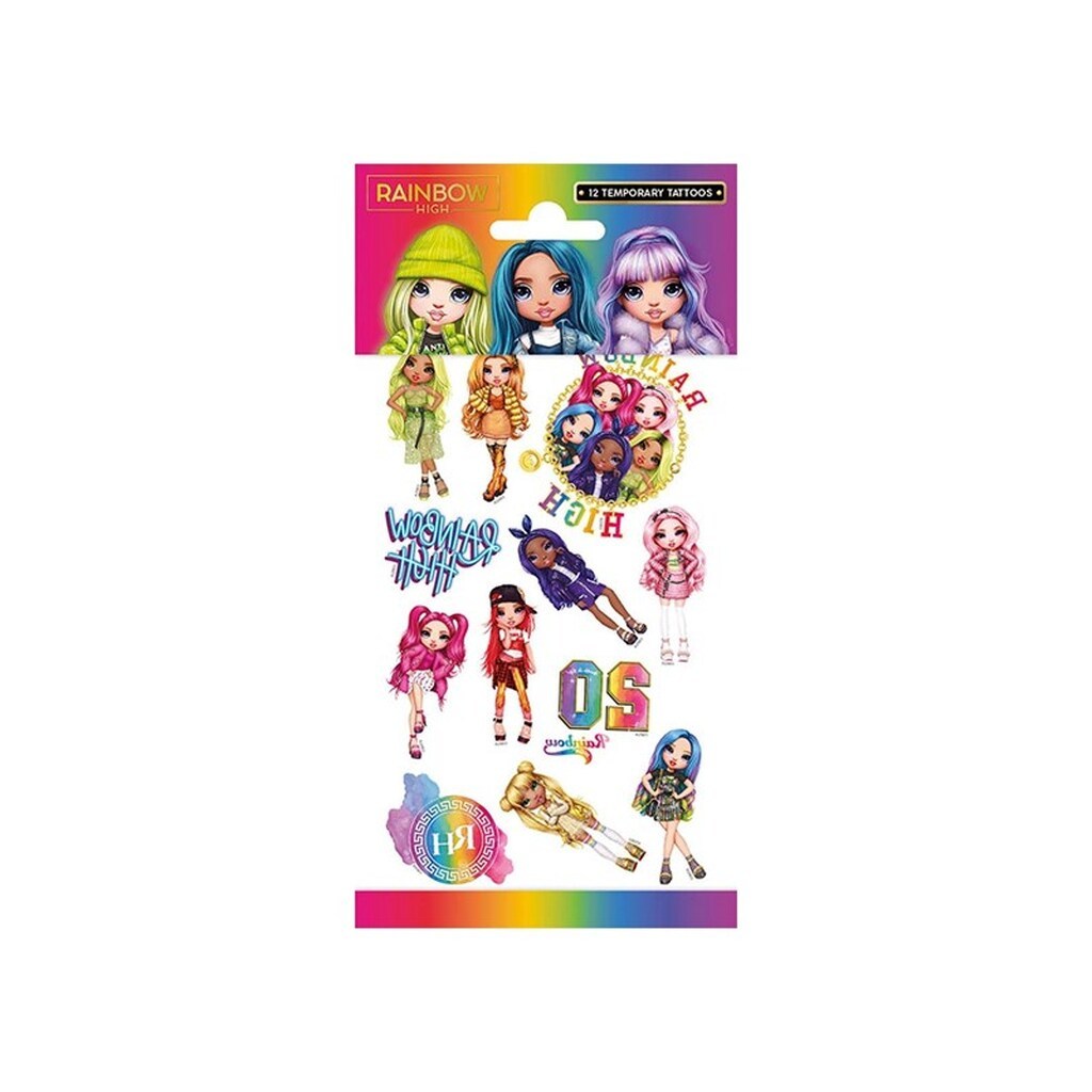 Totum Tattoos Rainbow High