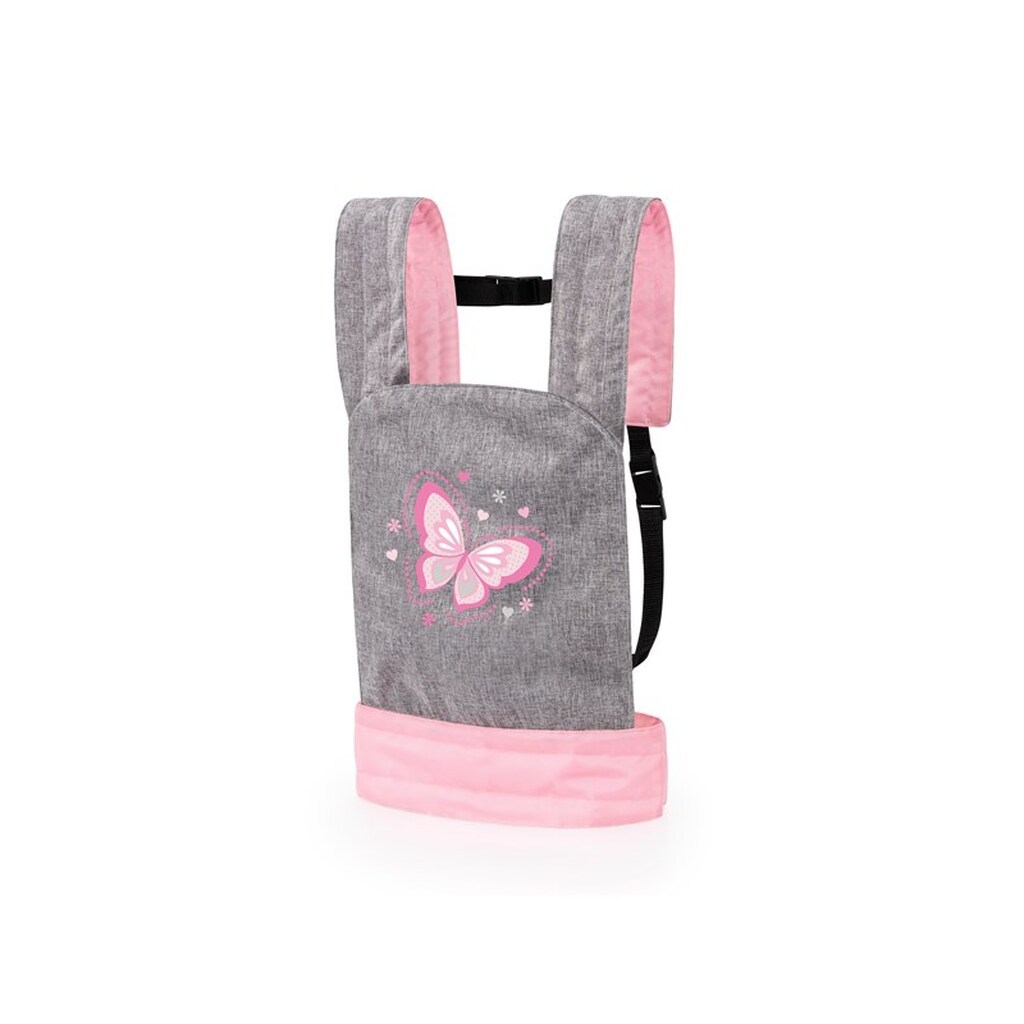 Bayer Design Doll Carrier - Grey/Pink