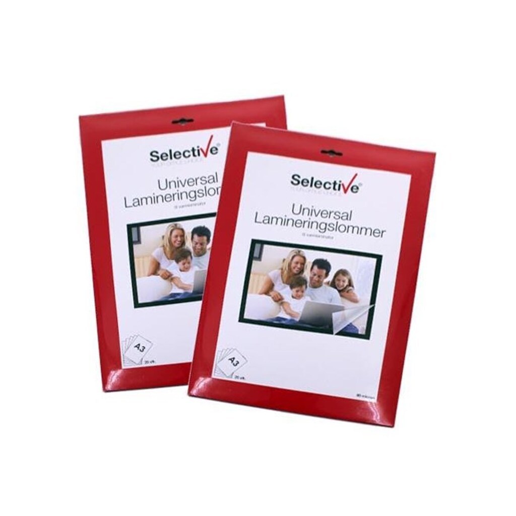 Hobby Mate Lamineringslomme A3 80 micron. 20 stk.