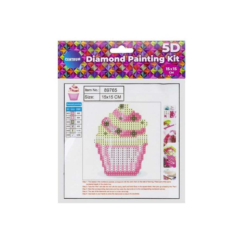 CENTRUM Diamond Painting 15*15cm. Cupcake