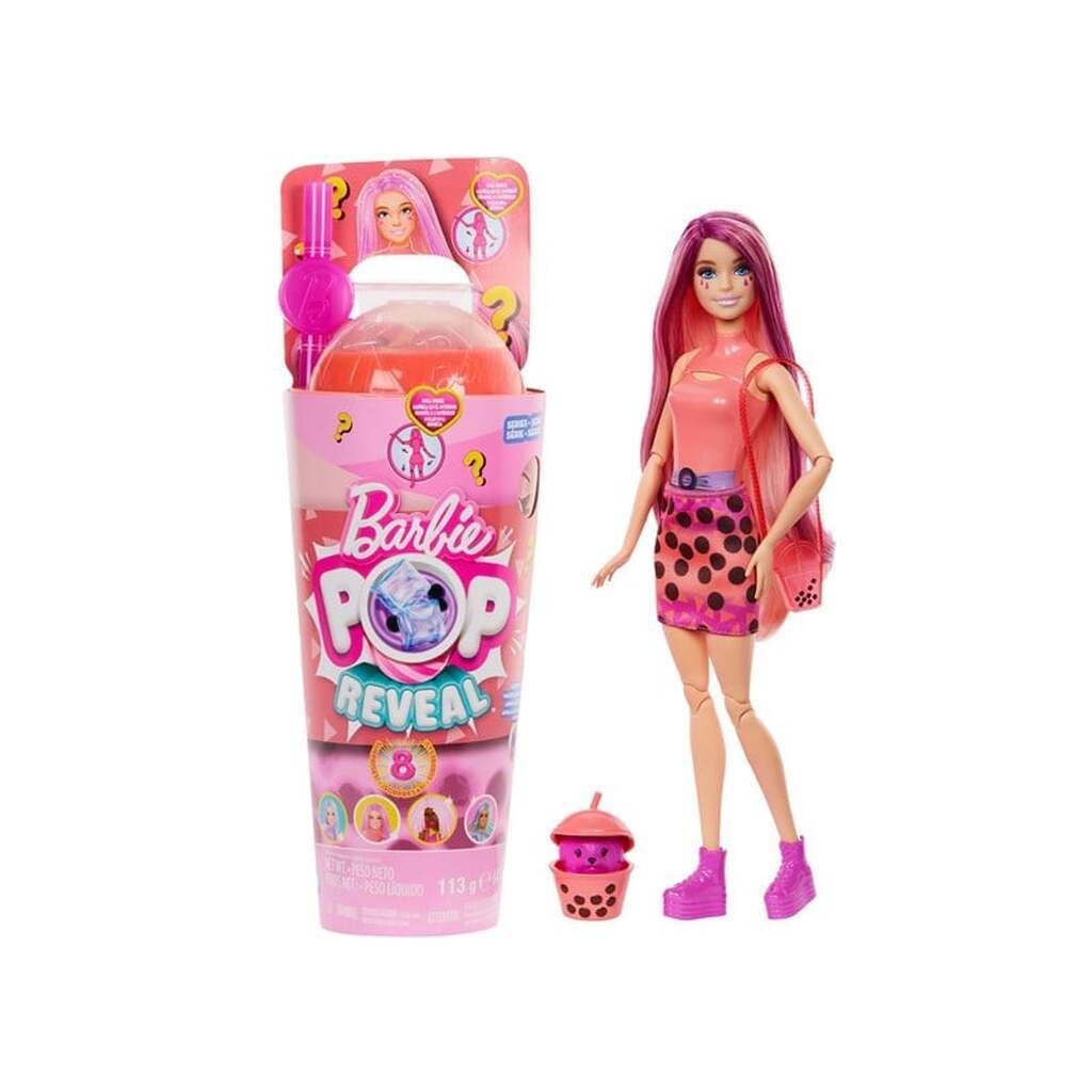 Barbie Pop Reveal Bubble Tea Mango Mochi
