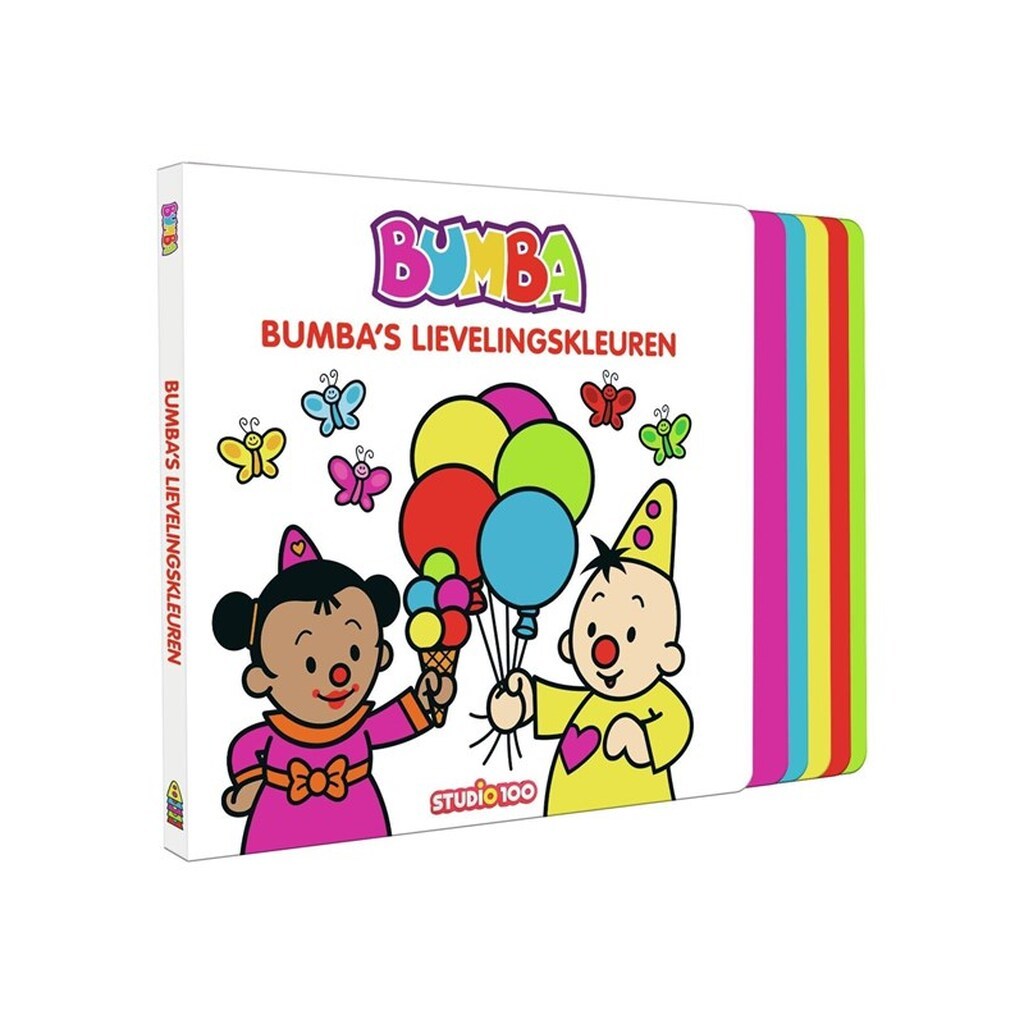 Studio 100 Bumba Cardboard Book with Steps - Bumba's Favorite Colors