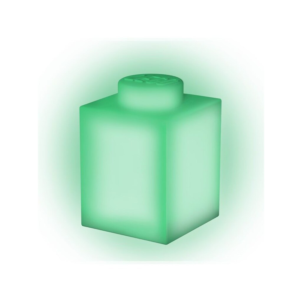 Euromic LEGO Classic Silicone Brick 1000% night light with LEDlite- GREEN