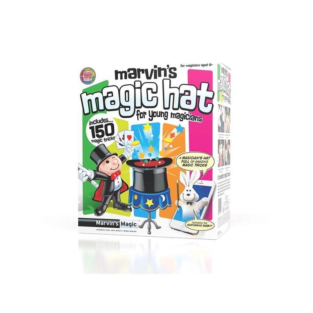 Marvins Magic Hat for Young Magicians - 150 Tricks
