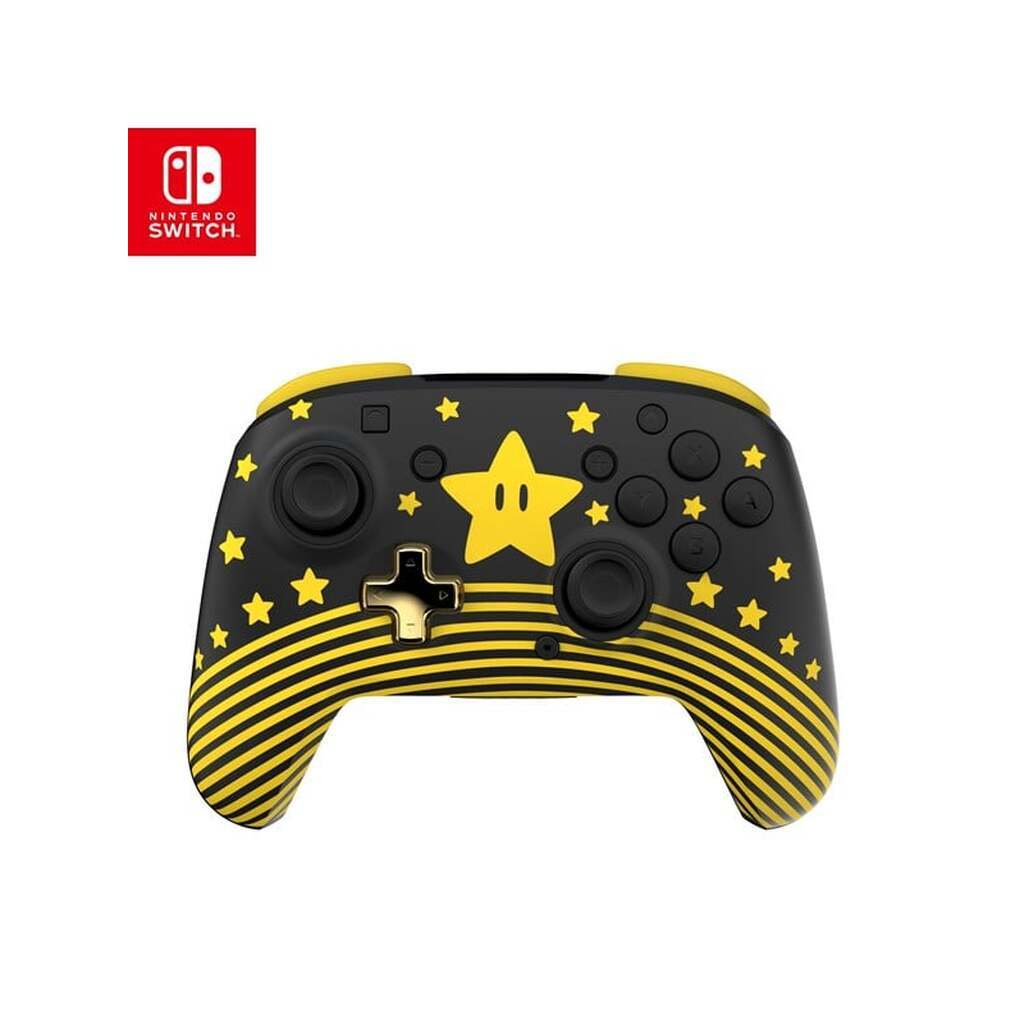 Turtle Beach Rematch Super Mario Star - Wireless Controller - Nintendo Switch