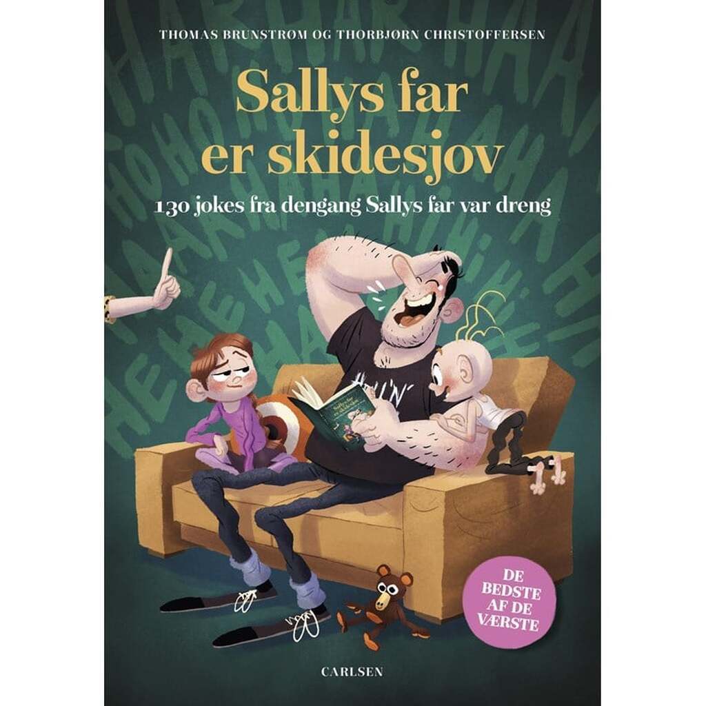 Sallys far er skidesjov - Børnebog - hardcover