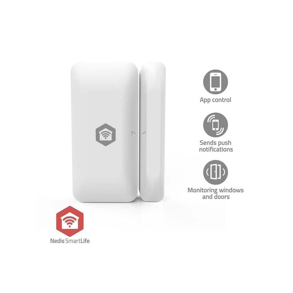 Nedis SmartLife Dørvinduessensor Zigbee 3.0 Batteri Android™ / IOS Hvid