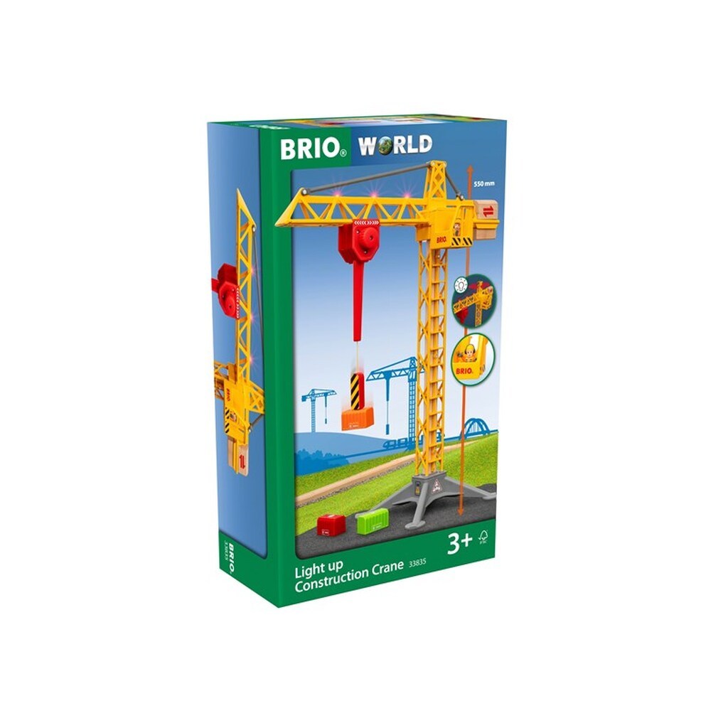 Brio 33835 Byggekran med lys