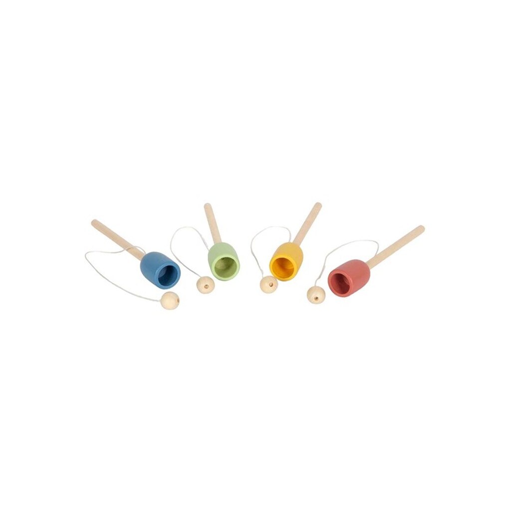Small Foot - Wooden Catch the Ball Set Set of 4