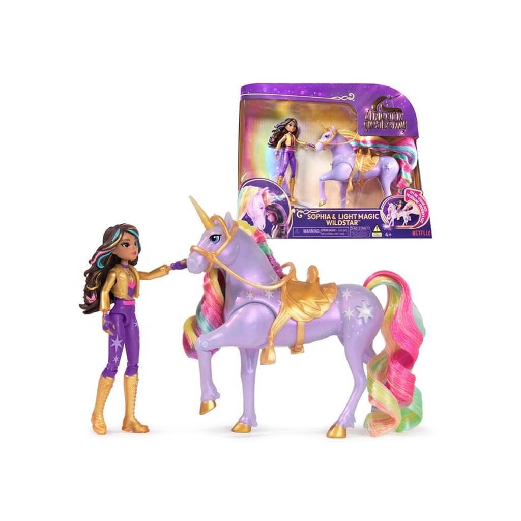 Unicorn Academy Enhjørningeakademiet Lille Dukke Sophia&amp;Magic Wildstar
