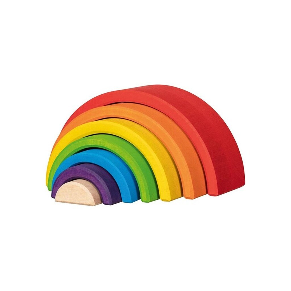 Goki Wooden Building Blocks Rainbow 5 pcs.