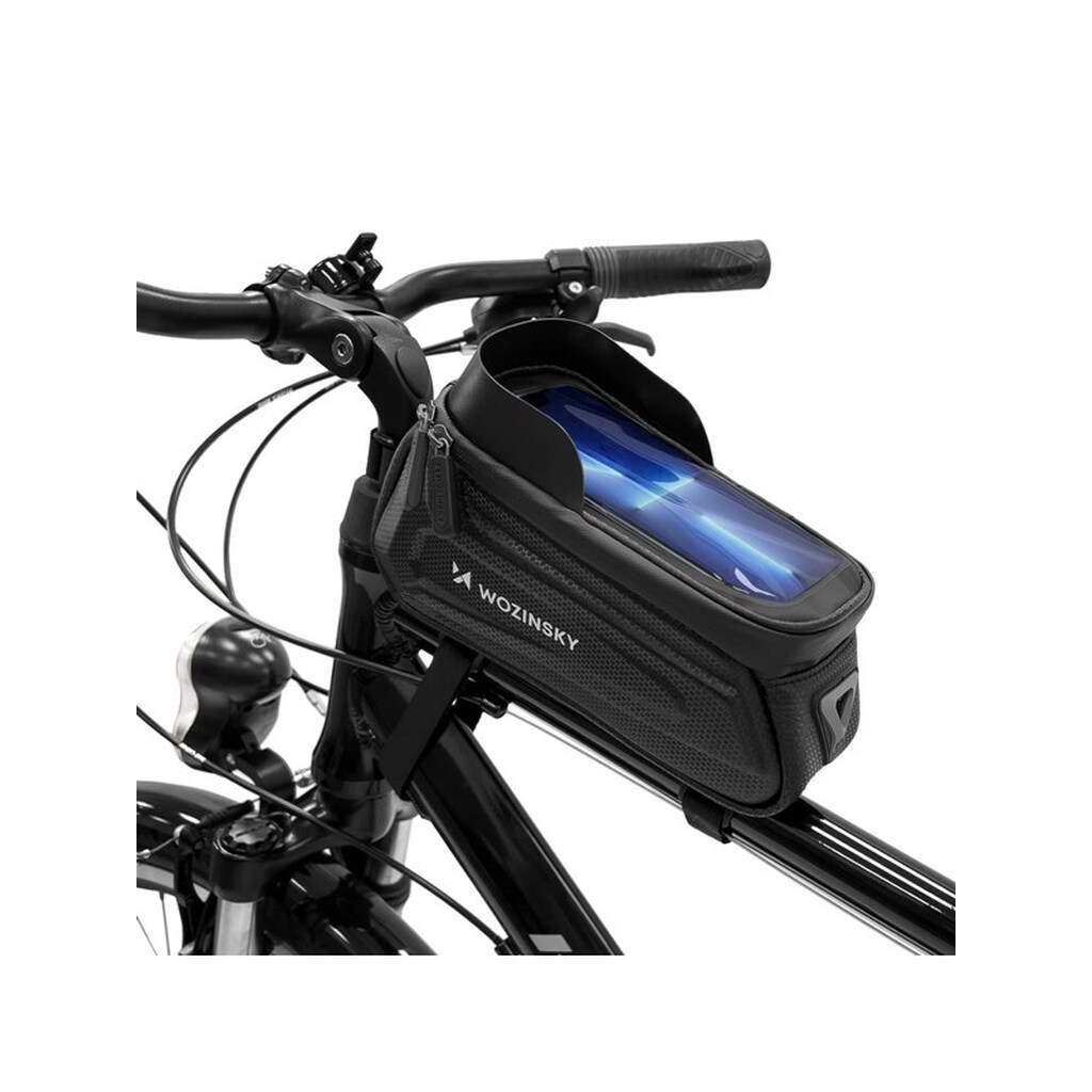 Wozinsky Bike Frame Bag with Phone Case 1.7L Black (WBB28BK)