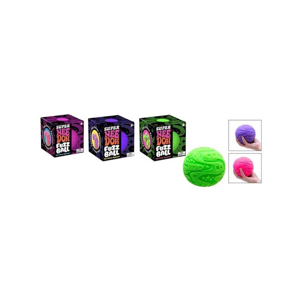 NeeDoh Super  Fuzz Ball - assorted