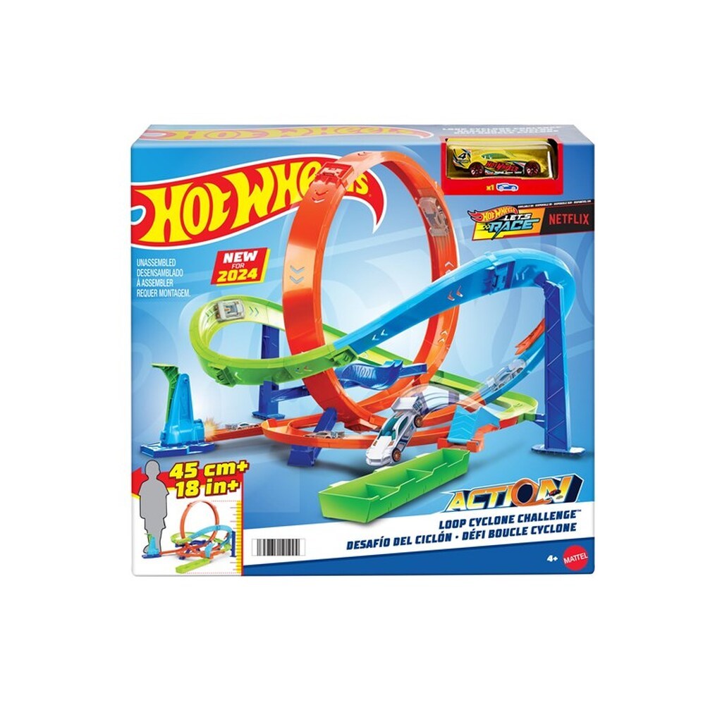 Hot Wheels Action Loop Cyclone Challenge Track Set