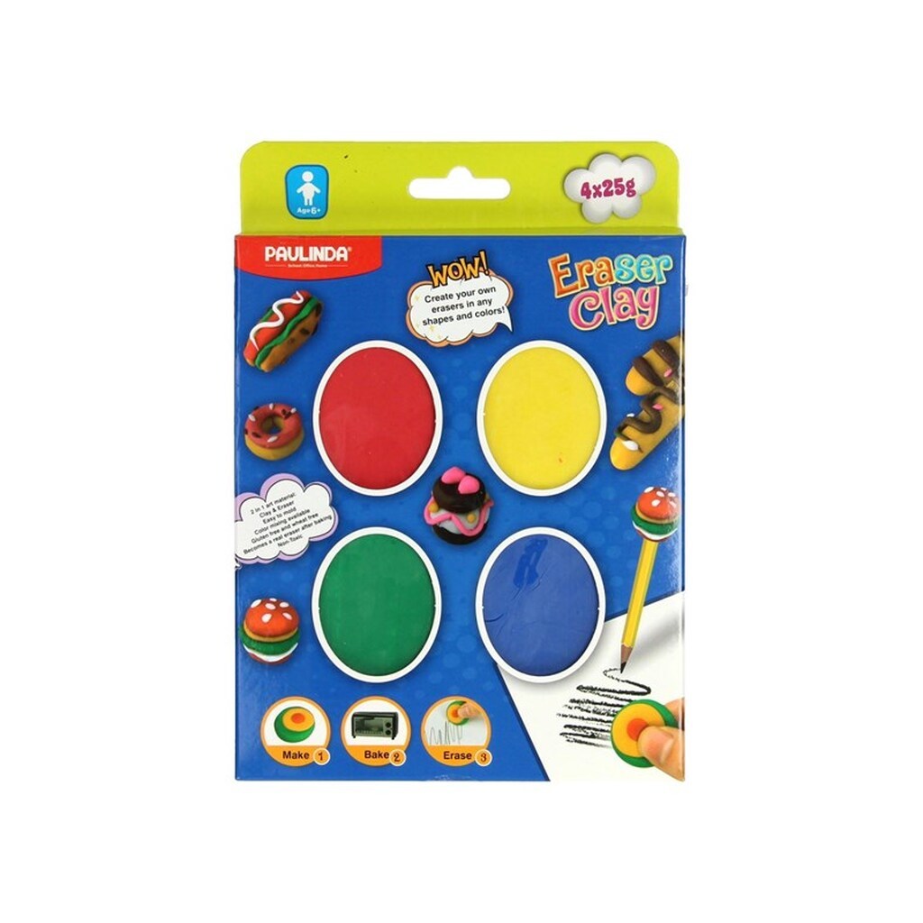 Paulinda - Craft Set Making Erasers 4 pcs