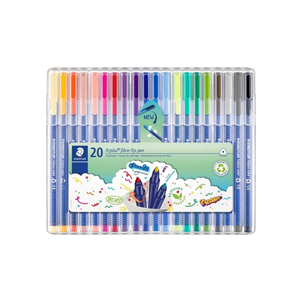 Staedtler Triplus color 323 tusser, 20 ass.