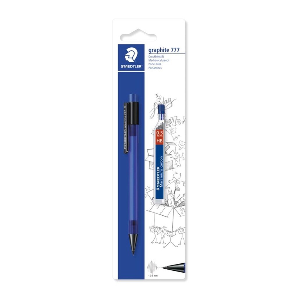 Staedtler Graphite 777 Pencil 0,5+miner 1 ass./bk