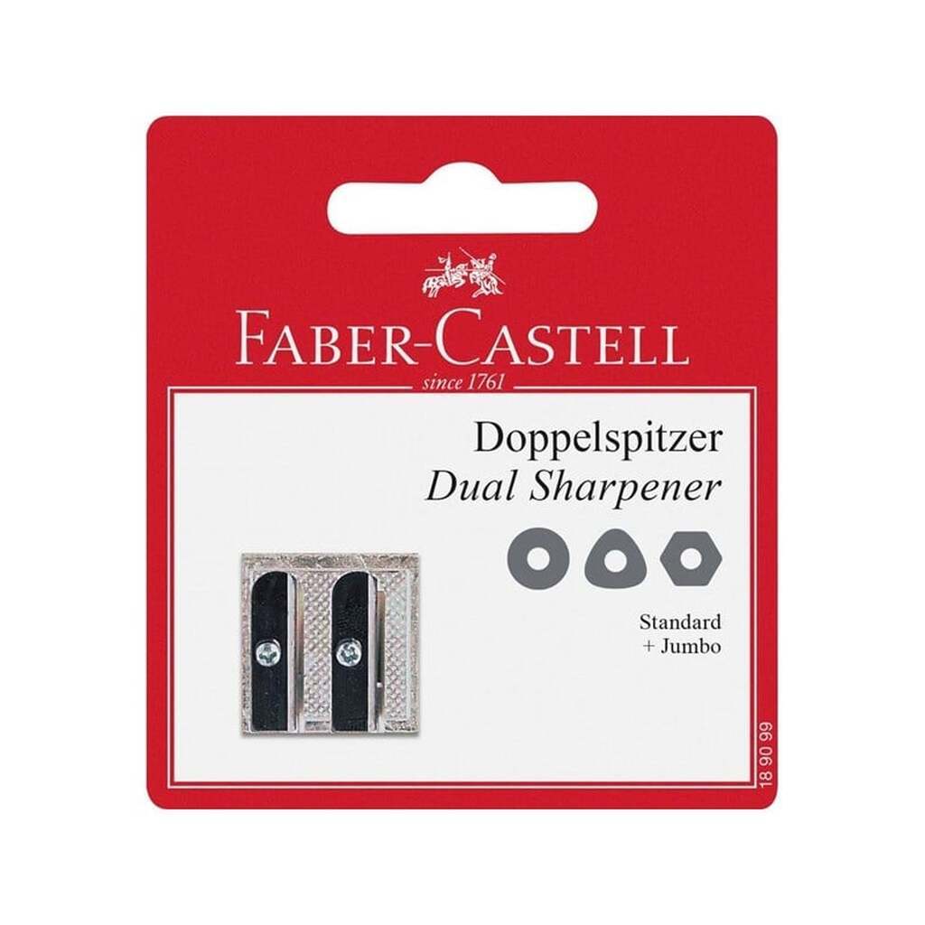 Faber-Castell 50-34 metal twin sharpener set of 1