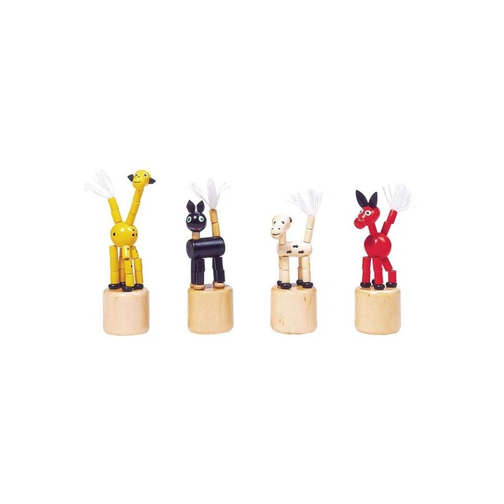 Goki Wooden Push and Shake Animal