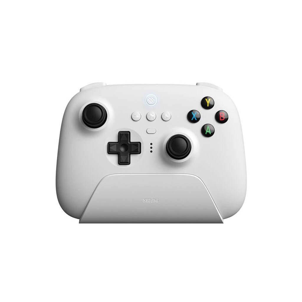 8BitDo Ultimate 2.4G Wireless Controller (Hall Effect) with Charging Dock - White - Wireless Controller - Android