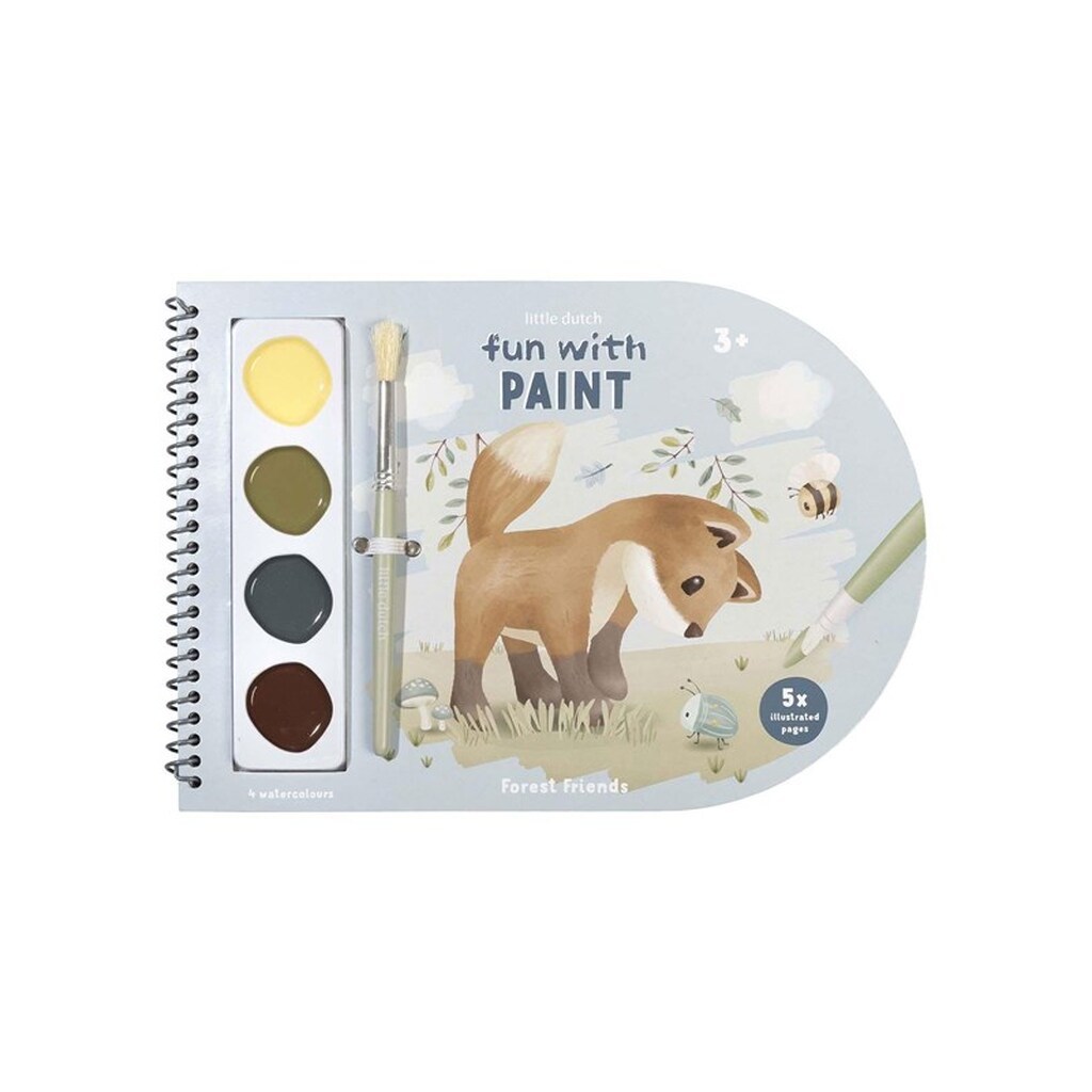 Little Dutch Painting Book Forest Friends