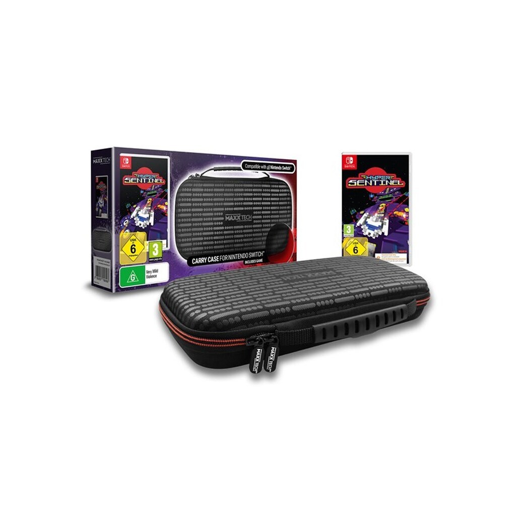 MAXX TECH Premium Carry Case &amp; Hyper Sentinel Bundle - Miscellaneous Taske - Nintendo Switch