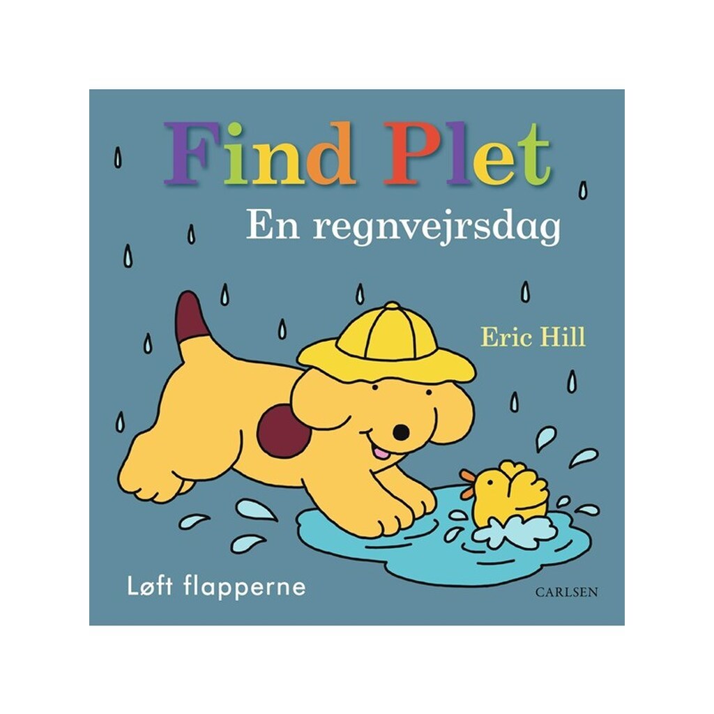 Find Plet - En regnvejrsdag - Børnebog - Papbog