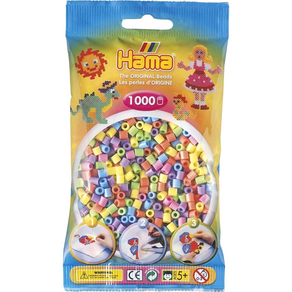Hama Beads Pastelmix 1000 pcs