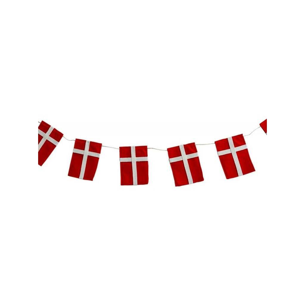 SCANSEASON Flagguirlande, Filt, 16 flag, 3 meter.