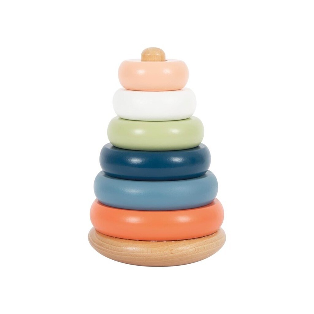 Small Foot - Wooden Stacking Tower Arctic 7 pcs.