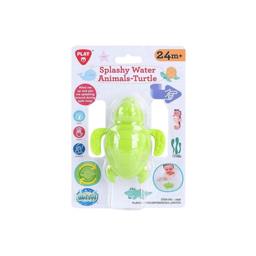 PLAY Splashing Water Animal Bath Toy Turtle