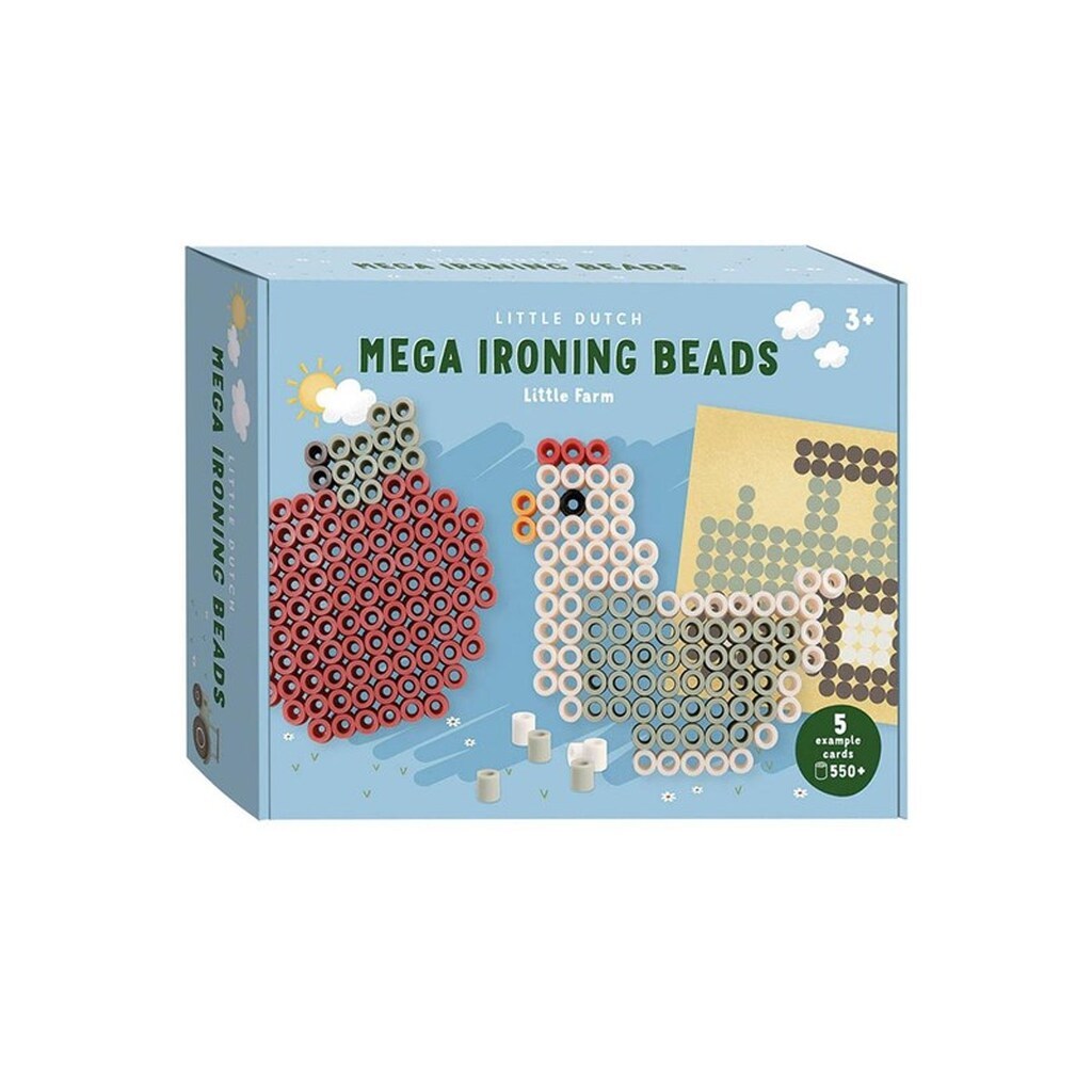 Little Dutch Maxi Iron-on Bead Set Little Farm