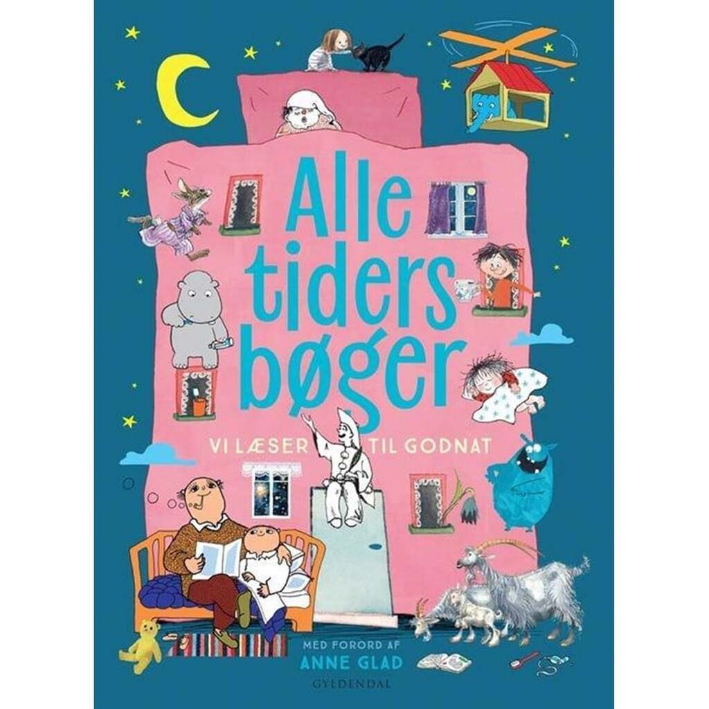 ALLE TIDERS BØGER vi læser til godnat - Børnebog - Hardcover