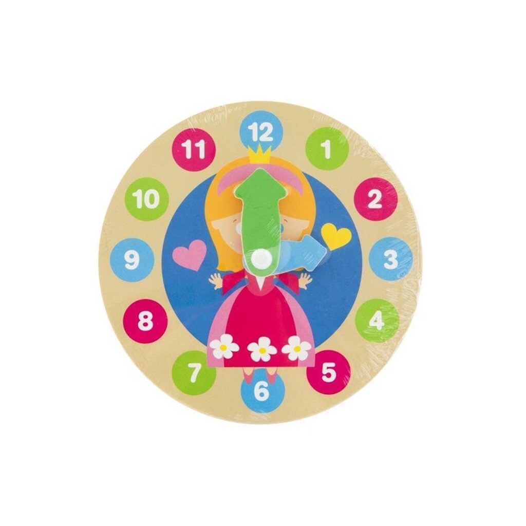 Hobby Mate My First Wooden Clock, diameter 14cm.