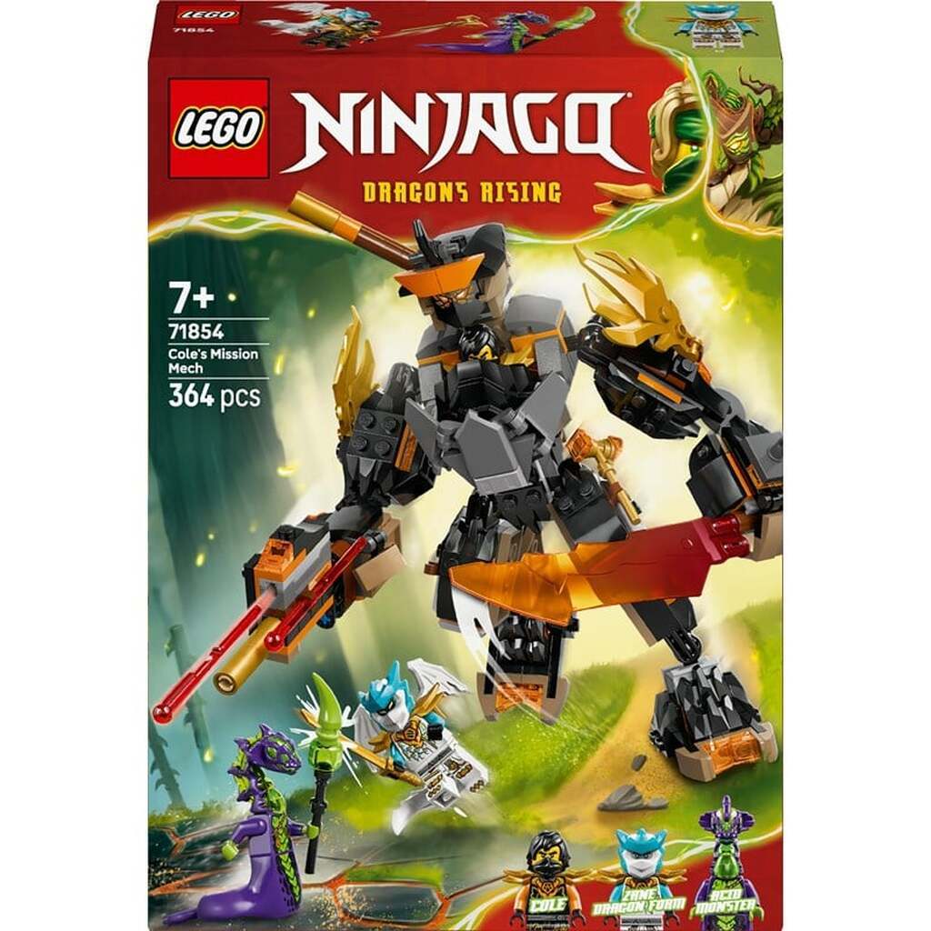LEGO Ninjago 71854 Coles missions-mech og drage-Zane