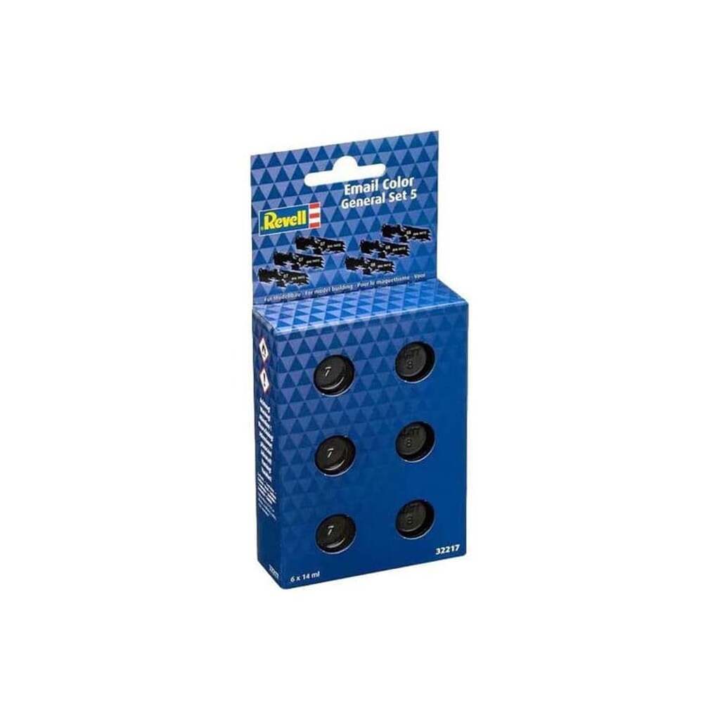 Revell Enamel Paint Basic Set Black - Gloss and Matt - 6x14ml