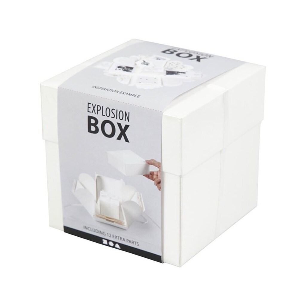 Creativ Company Explosion box - White