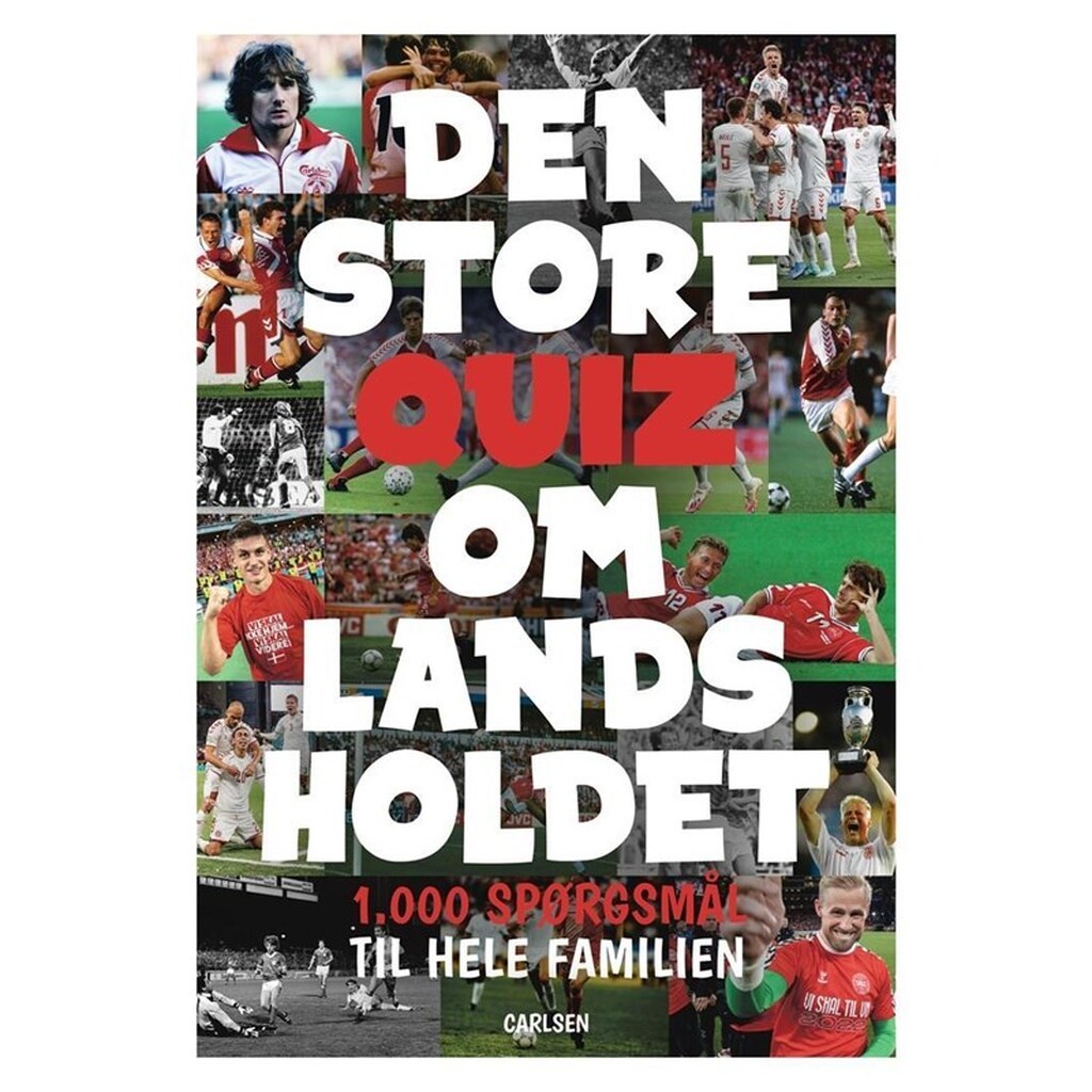 Den store quiz om landsholdet - Børnebog - Hardcover