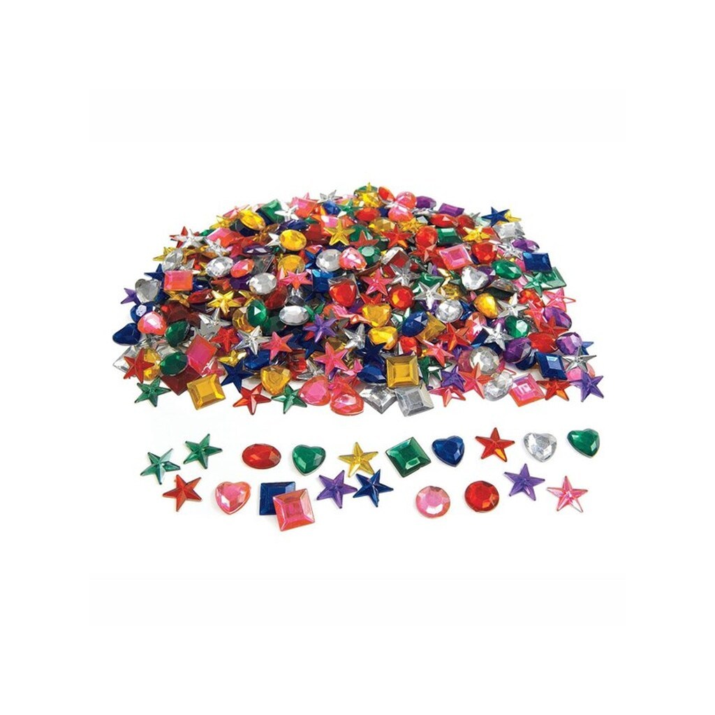Colorations - Glitter Rhinestone Shapes 570pcs.