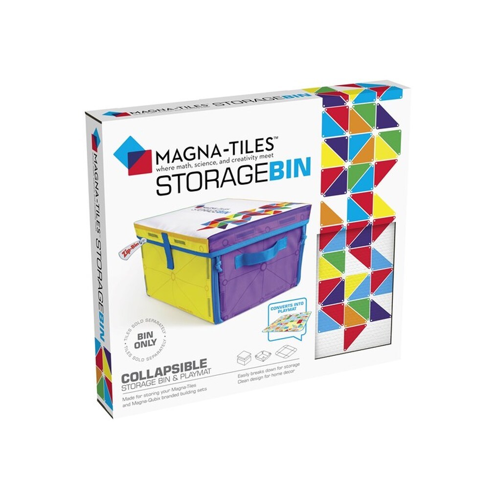 Magna-Tiles 2-i-1 Opbevaringsboks og interaktiv legemåtte