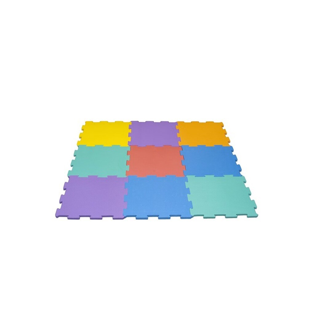 Happy Baby Legemåtte med 9 Puslebrikker 30x30 cm