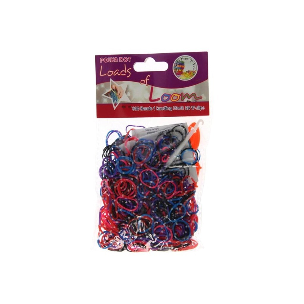 Loom bands Polka Dots Set 600pcs.