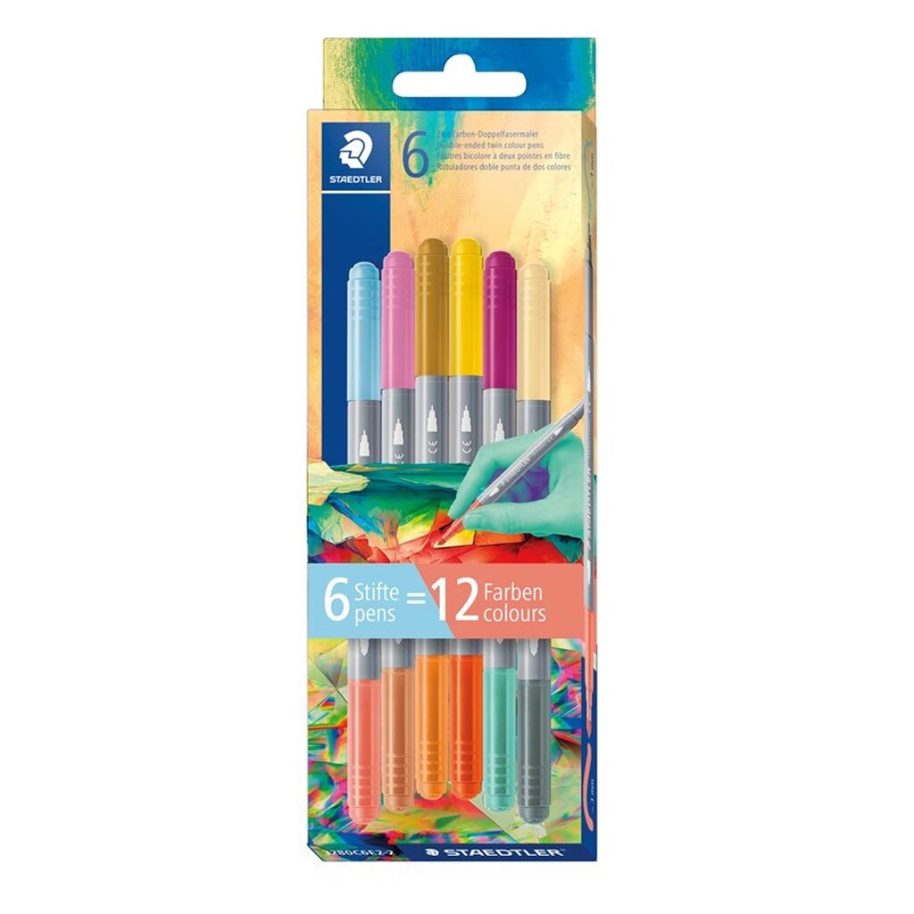 Staedtler DUO TUSCH MULTIVERSE 6STK/ASS