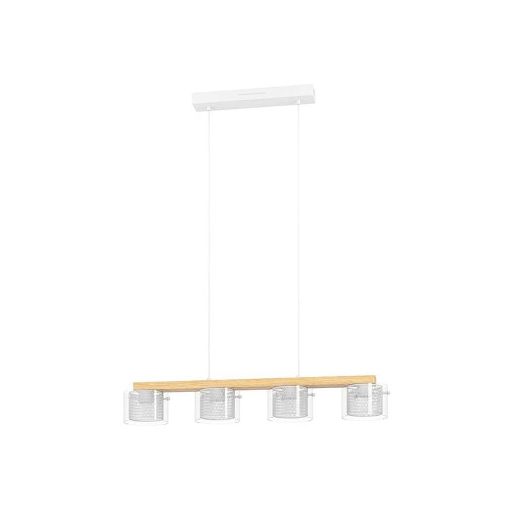 EGLO CONNECT.Z PORTICO SMART langbordspendel klar/natur fsc M/FARVER(RGB) OG TUNABLE WHITE