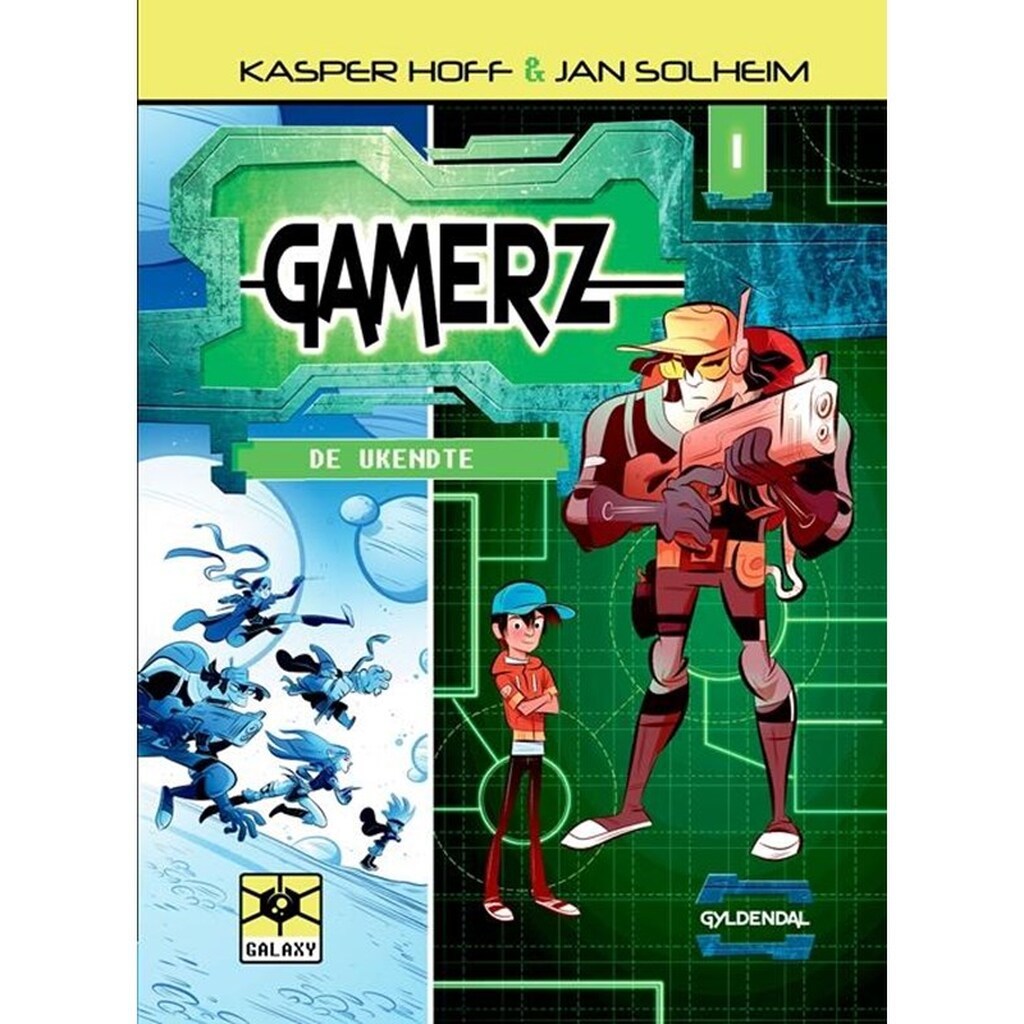 Gamerz 1 - De ukendte - Børnebog - Hardcover
