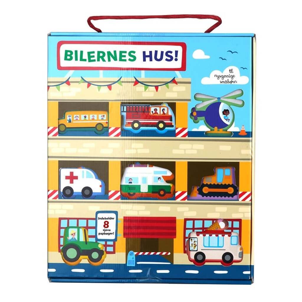 Bilernes hus - Børnebog - Papbog