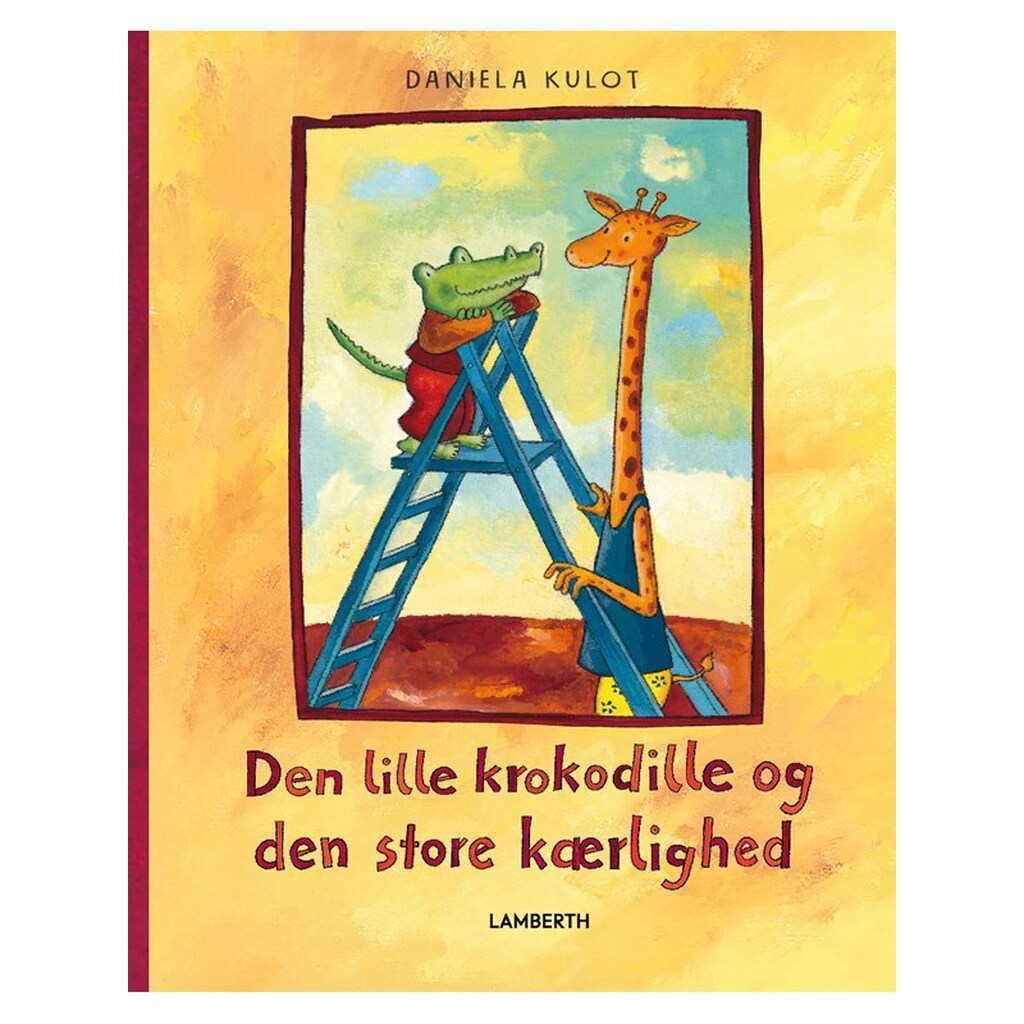 Den lille krokodille og den store kærlighed - Børnebog - Hardcover