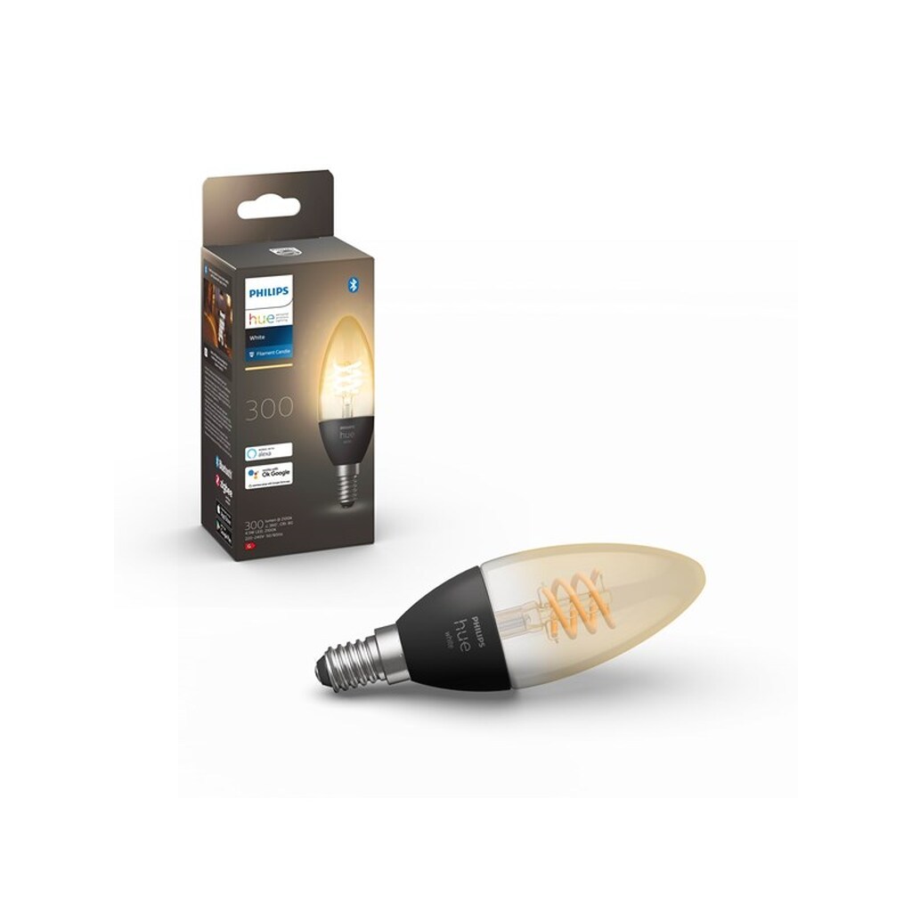 Philips Hue White Filament E14 B39 Kertepære - 1-Pak