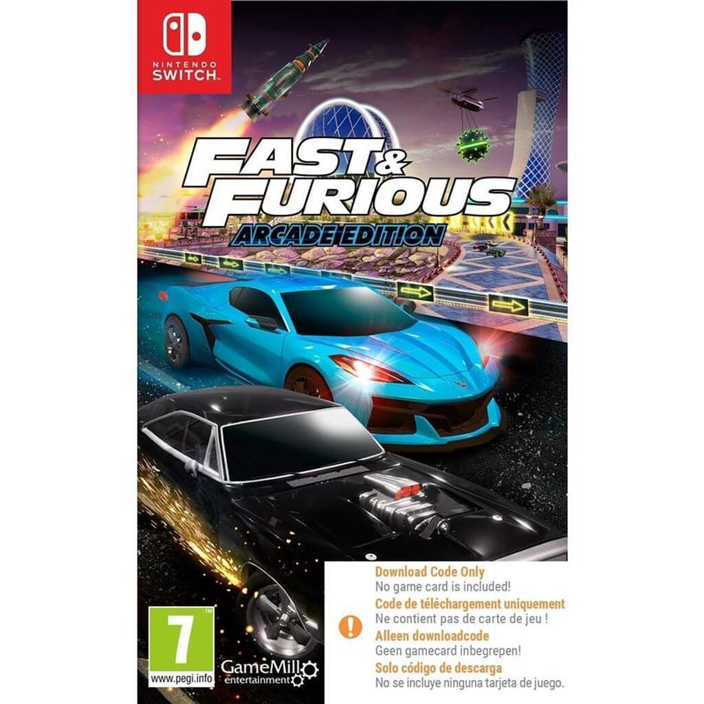 Fast &amp; Furious: Arcade Edition (Code in a Box) - Nintendo Switch - Racing